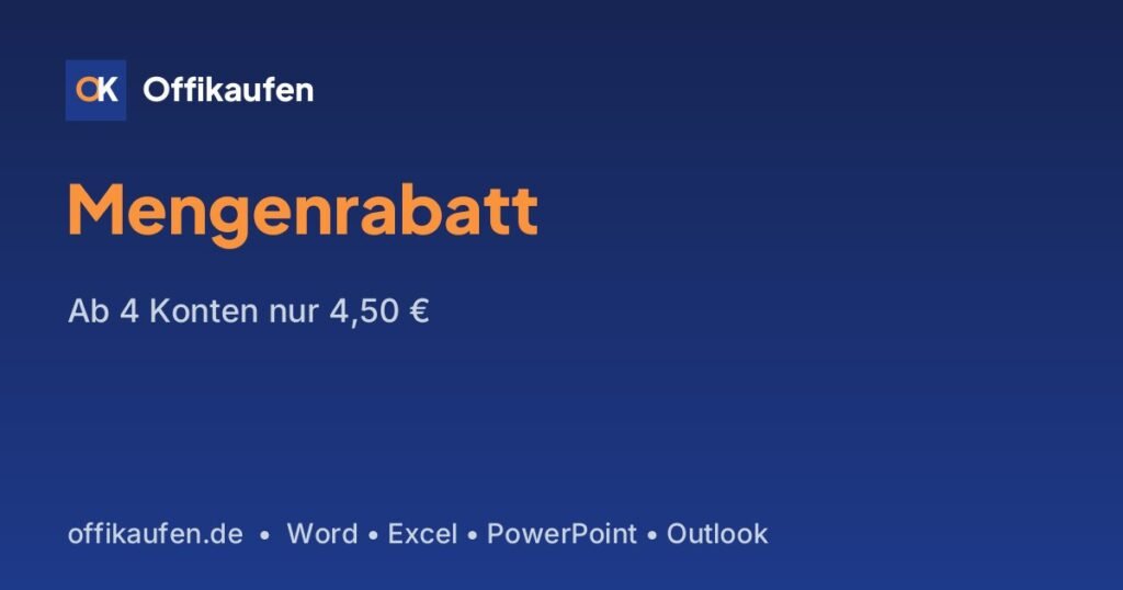 Office Paket Mengenrabatt bei Offikaufen