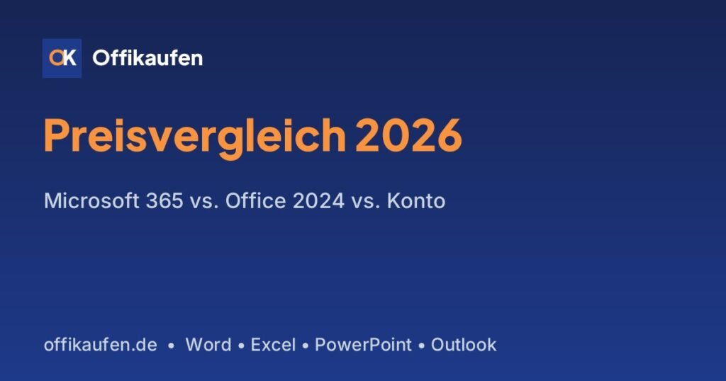 Office 365 kaufen ohne Abo – Preisvergleich Tabelle