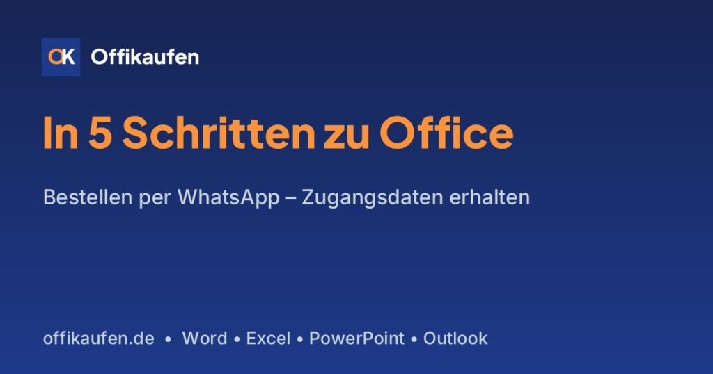 Office 365 ohne Abo bestellen – Ablauf in 5 Schritten