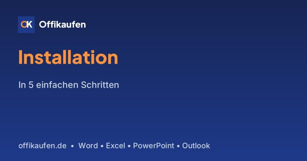 Office für Windows 11 installieren – Schritte